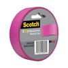 Scotch Expressions Masking Tape, 3" Core, 0.94" x 20 yds, Fuchsia 3437-PNK